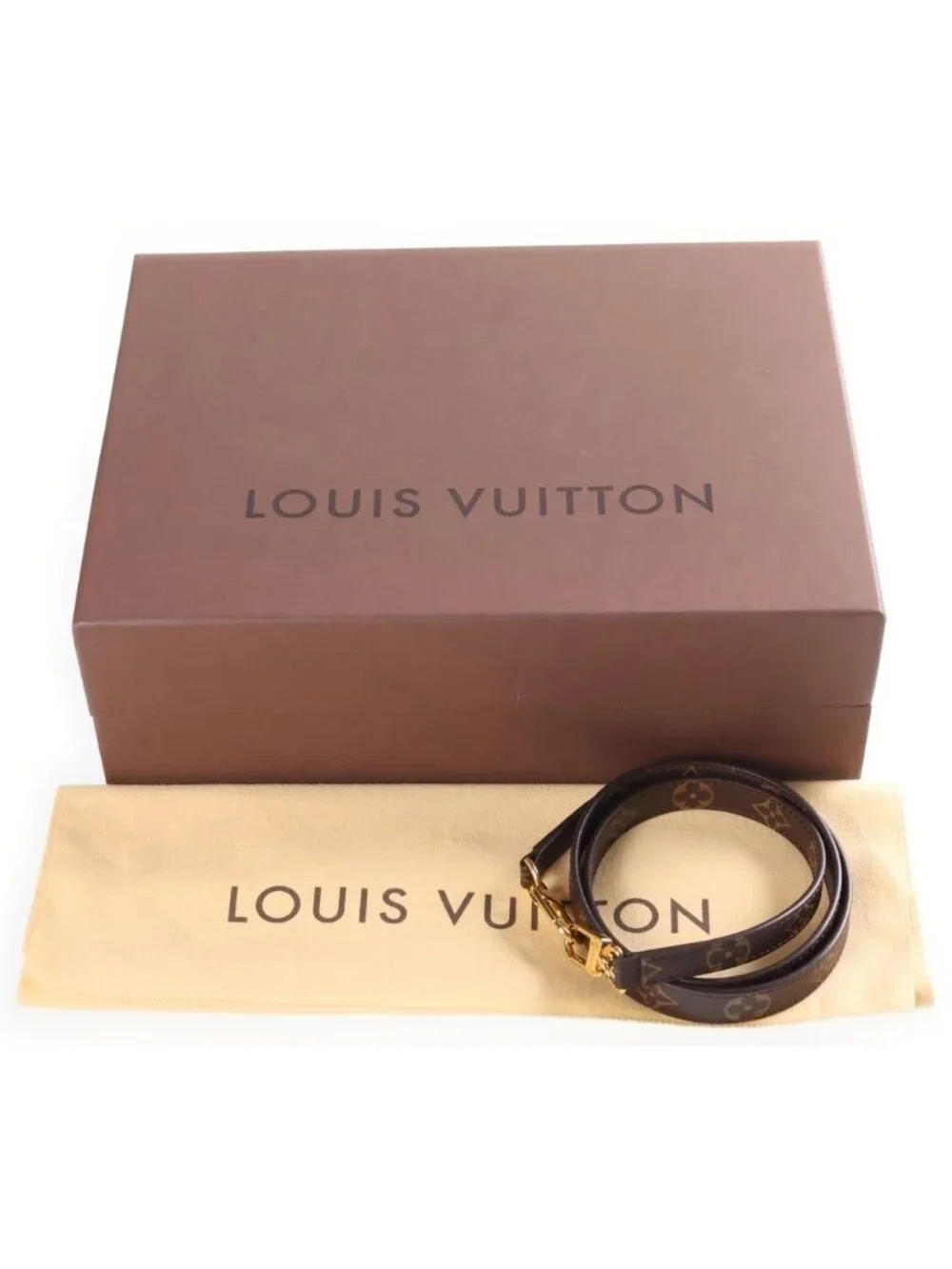 Louis Vuitton Monogram Pallas BB Handbag 2-Way Shoulder Leather Brown